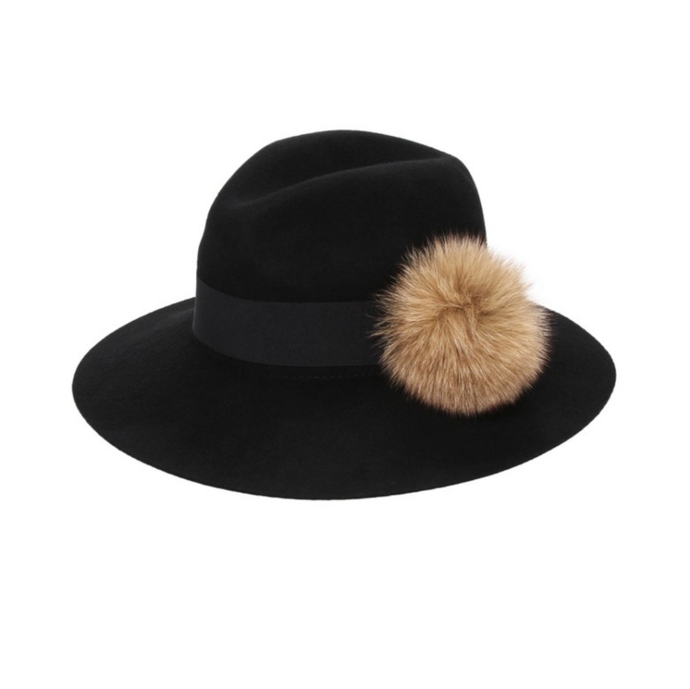 Paris Black Rim Hat